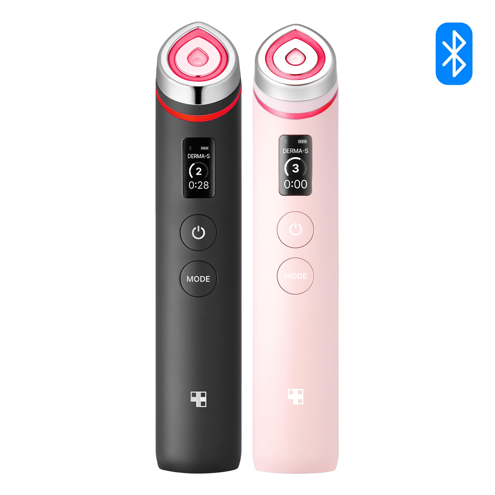 Medicube Booster Pro device shown in black and pink
