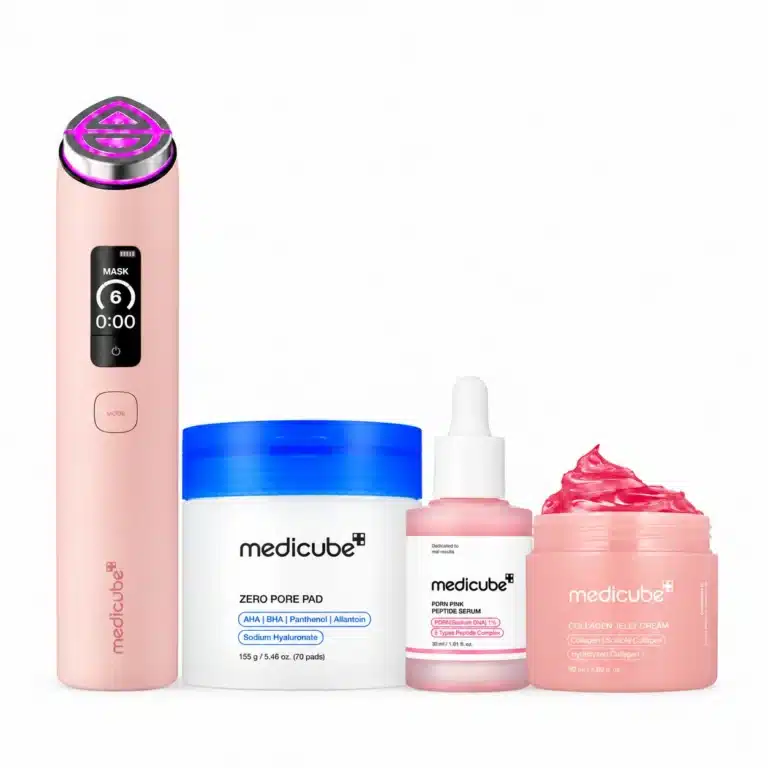 No.1 Best Glass Glow Set Pink